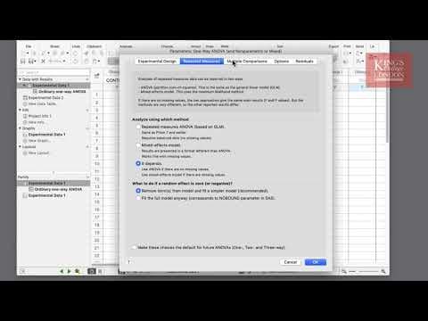 QuickTip  Don't run the analysis again — change the analysis choices in GraphPad Prism thumbnail