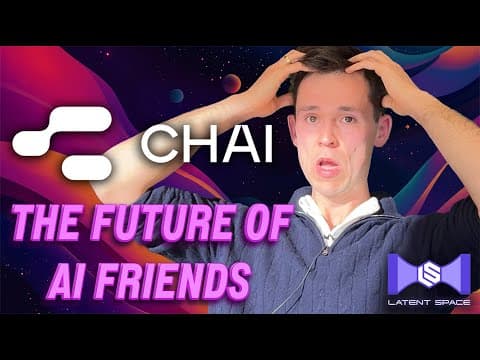 Outlasting Noam Shazeer, Crowdsourcing Chai AI w/ 1.4m DAU — with William Beauchamp, Chai Research thumbnail