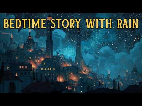🌧️ Extra Long RAINY Magical Story for Sleep: Elora, Bōken, and the City of Howl thumbnail