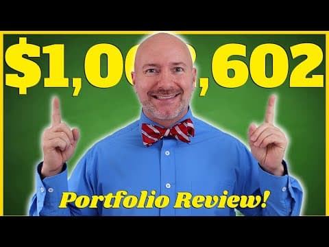 How to Invest a $1,000,000 Portfolio | Investment Portfolio Review thumbnail
