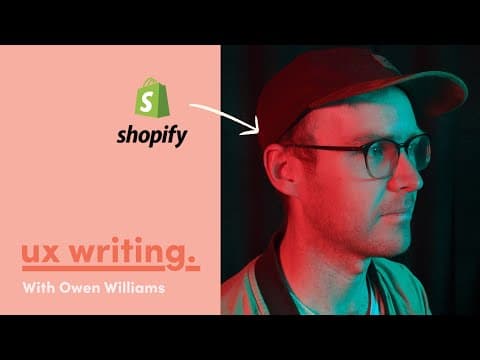 What is UX Writing – with freelance writer Owen Williams thumbnail