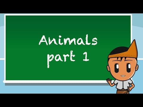 Learn Indonesian online - Animals - lesson 9 thumbnail