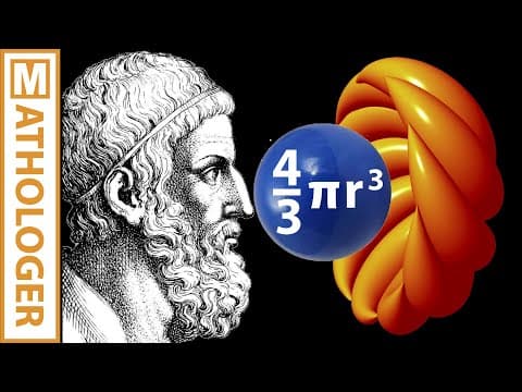 Why are the formulas for the sphere so weird? (major upgrade of Archimedes' greatest discoveries) thumbnail