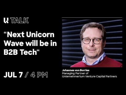 U Talk #8: Next Unicorn Wave will be in B2B Tech thumbnail