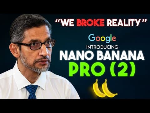 Google Just Shocked Reality With New Nano Banana 2 PRO (AGI Level Image) thumbnail