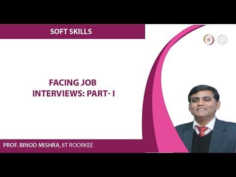 Facing Job Interviews: Part- I thumbnail