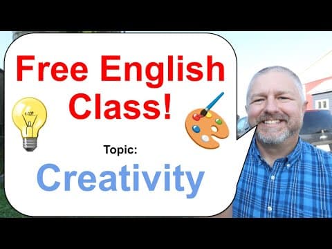 Let's Learn English! Topic: Creativity! 💡🖌️🎨 thumbnail