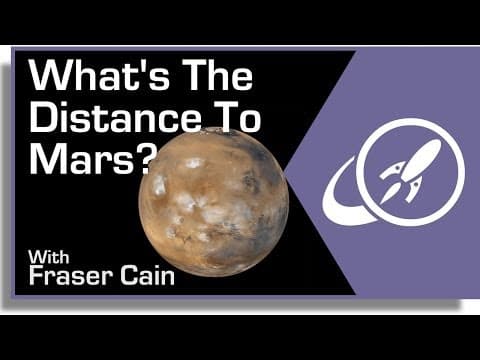 What Is The Distance To Mars? thumbnail
