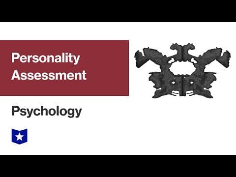 Personality Assessment | Psychology thumbnail