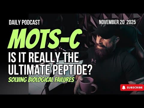 MOTS-C The Ultimate Peptide? - Dr Trevor Bachmeyer thumbnail