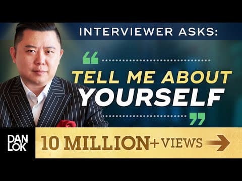 Tell Me About Yourself - A Good Answer To This Interview Question thumbnail