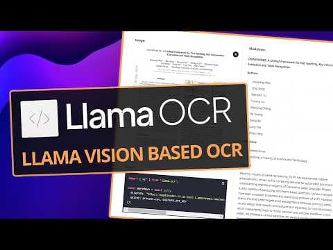 LlamaOCR - Building your Own Private OCR System thumbnail