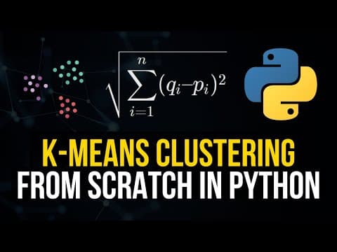 K-Means Clustering From Scratch in Python (Mathematical) thumbnail