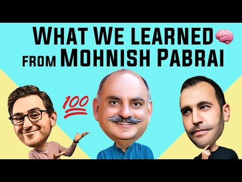 What We Learned From Mohnish Pabrai | Mohnish Pabrai Interview Recap | TSLA Stock, Tencent Stock thumbnail