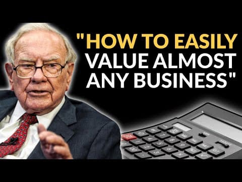 Warren Buffett: The Easiest Way To Value Stocks thumbnail
