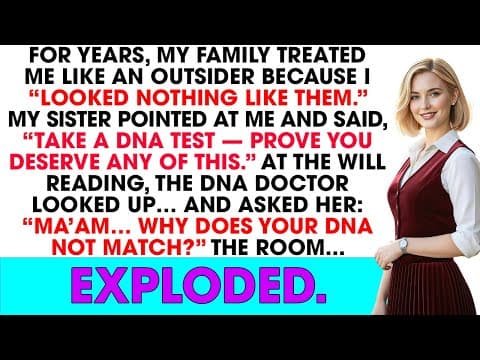 My sister forced a DNA test to prove I don’t deserve the inheritance — but the results left her pale thumbnail