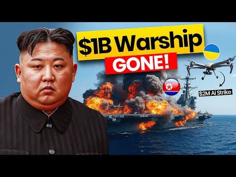 North Korea’s $1 B Warship Destroyed by Ukraine’s $2 M AI Strike thumbnail