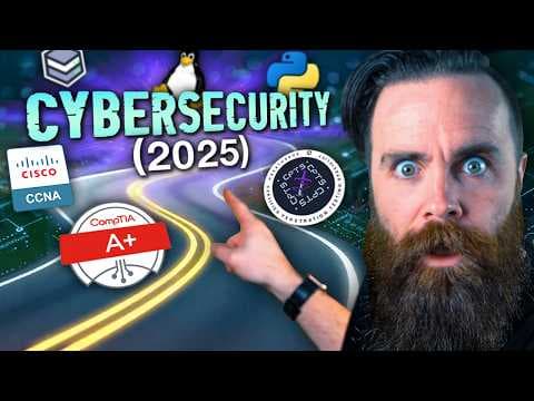 the hacker’s roadmap (how to get started in IT in 2025) thumbnail