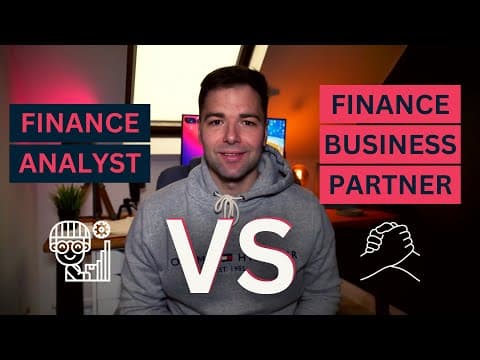 Core Differences between a Finance Analyst & a Finance Business Partner! thumbnail