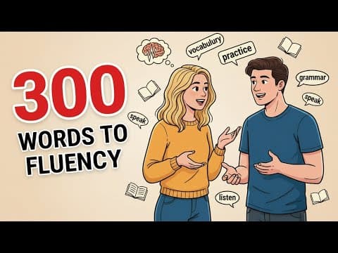 Speak English Fluently with Only 300 Words | Daily English Conversation Practice | English Podcast thumbnail