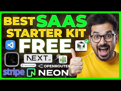 I Built the Most Advanced AI SaaS Starter Kit (For free!) thumbnail