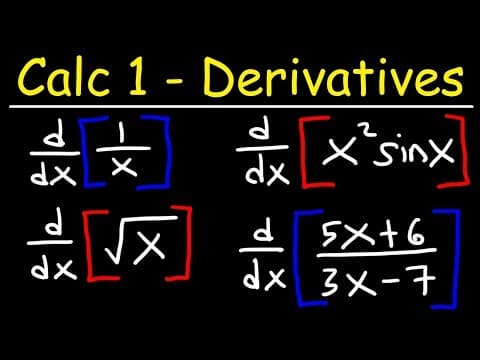 How to Find Derivatives Using Power Rule and Examples thumbnail
