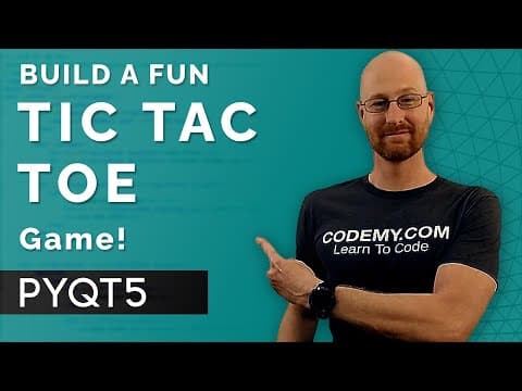 Build A Tic Tac Toe Game - PyQt5 GUI Thursdays #31 thumbnail