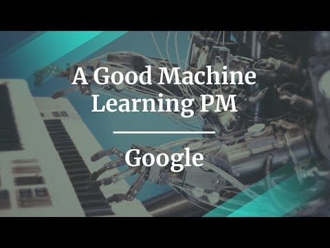 How to be a Good Machine Learning PM by Google Product Manager, Rubén Lozano Aguilera thumbnail