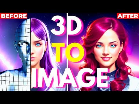 3D POSING For PERFECT IMAGES In Stable Diffusion! ABSOLUTELY MAGICAL! thumbnail