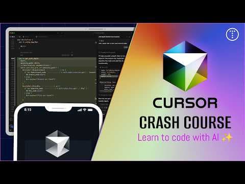 Cursor Crash Course & AI Coding For Beginners thumbnail