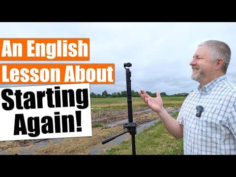 An English Lesson about Starting Again thumbnail
