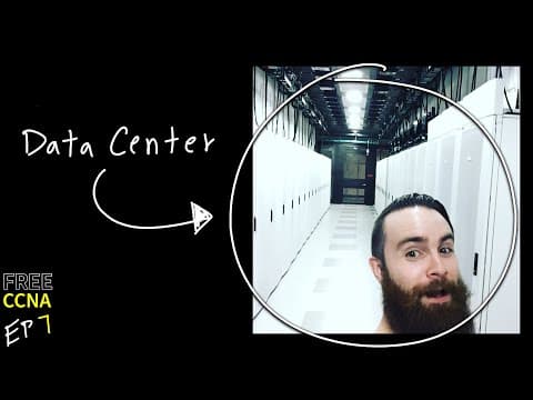 Data Center NETWORKS (what do they look like??) // FREE CCNA // EP 7 thumbnail