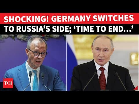 Germany’s Shocking Shift On Russia; ‘Let’s End…’: Merz Directs EU To Rebalance Ties With Putin thumbnail