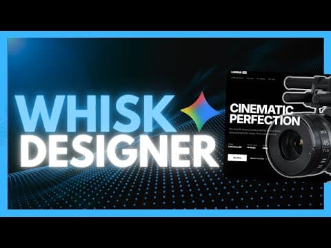 Gemini Whisk Designer Is INSANE! Build Beautiful Websites and Apps In Minutes FOR FREE! thumbnail