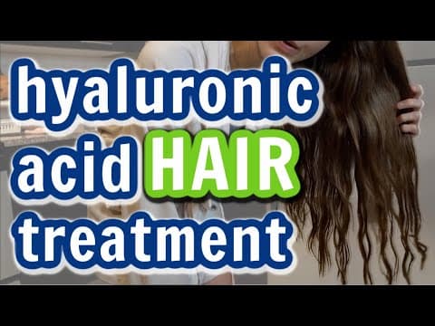 The Inkey list hyaluronic acid hair treatment & making banana bread| Dr Dray thumbnail