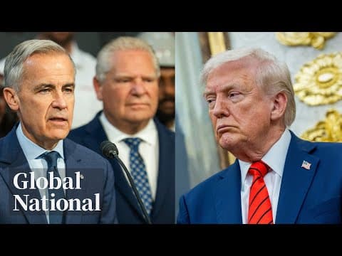 Global National: Oct. 25, 2025 | Trump threatens Canada with additional 10% tariffs thumbnail