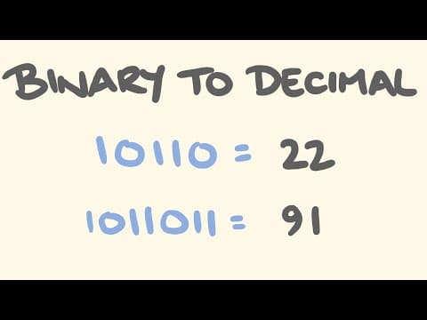 How to convert between decimal and binary thumbnail
