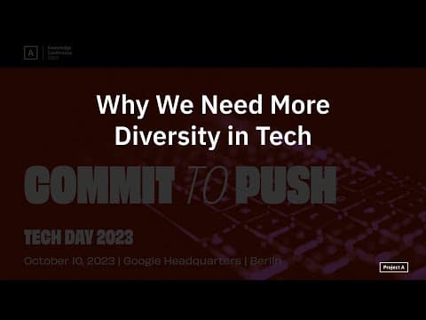 Why We Need More Diversity in The Tech Industry thumbnail