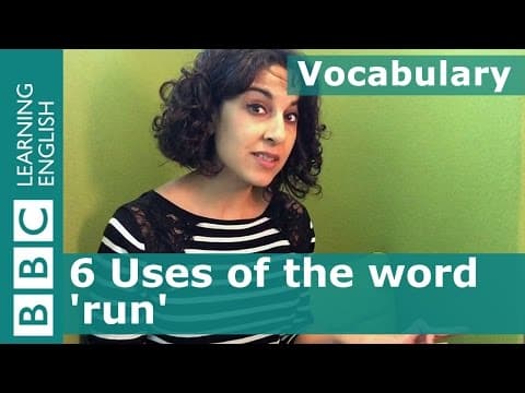 Vocabulary - 6 ways to use the word 'run' - Murders in the Rue Morgue part 1 thumbnail