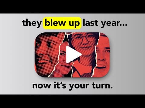 How to Grow Your YouTube Channel Fast (3-Part Plan) thumbnail