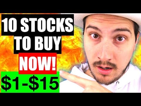 10 STOCKS TO BUY NOW for 2022 ($1-$15 STOCKS) thumbnail
