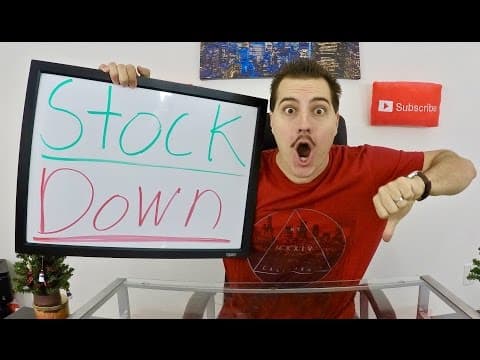 5 things you can do when your Stock goes DOWN! thumbnail