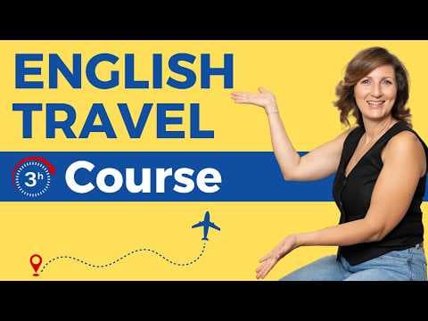 Learn Travel English in 3 HOURS! (Full Course: Listening + Speaking Practice) thumbnail