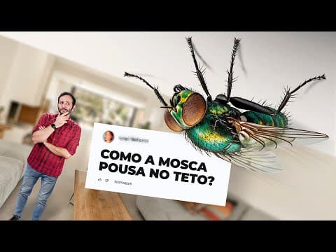 Como uma mosca pousa no teto? thumbnail