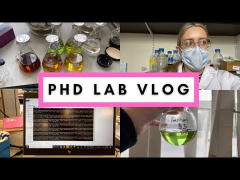 PHD LAB VLOG: no more masks, another VLC and doing jobs I’ve been putting off thumbnail