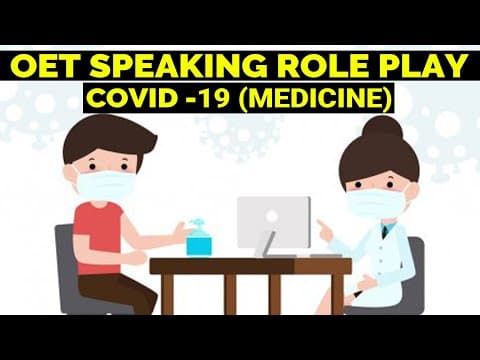 OET SPEAKING ROLE PLAY - MEDICINE - COVID 19 | MIHIRAA thumbnail