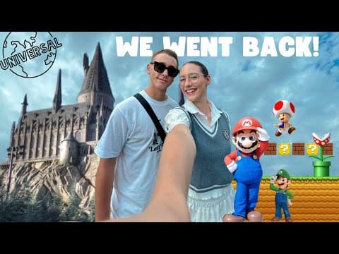 STUCK IN JAPAN! WE WENT BACK TO UNIVERSAL STUDIOS | Jasmin and James thumbnail
