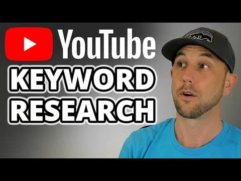 Keyword Research For YouTube - How To Use The Best YouTube Keyword tool thumbnail