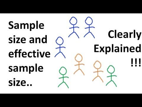 Sample Size and Effective Sample Size, Clearly Explained!!! thumbnail