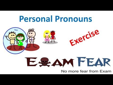 Personal Pronoun Exercise: English Grammar Personal Pronoun Part 3 thumbnail